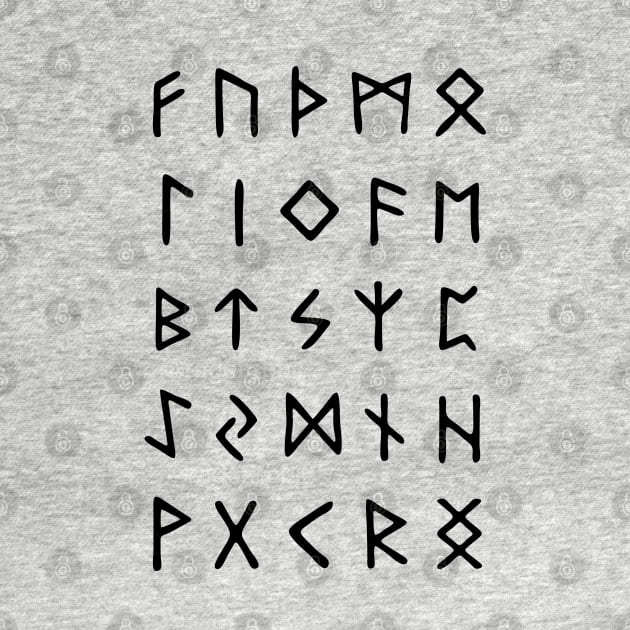 Viking Runes Symbols by RageRabbit